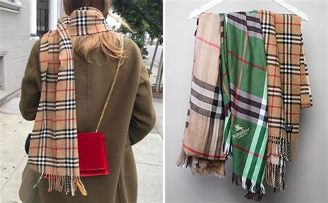 where to go to see if real burberry scarf|Burberry scarf from scratch.